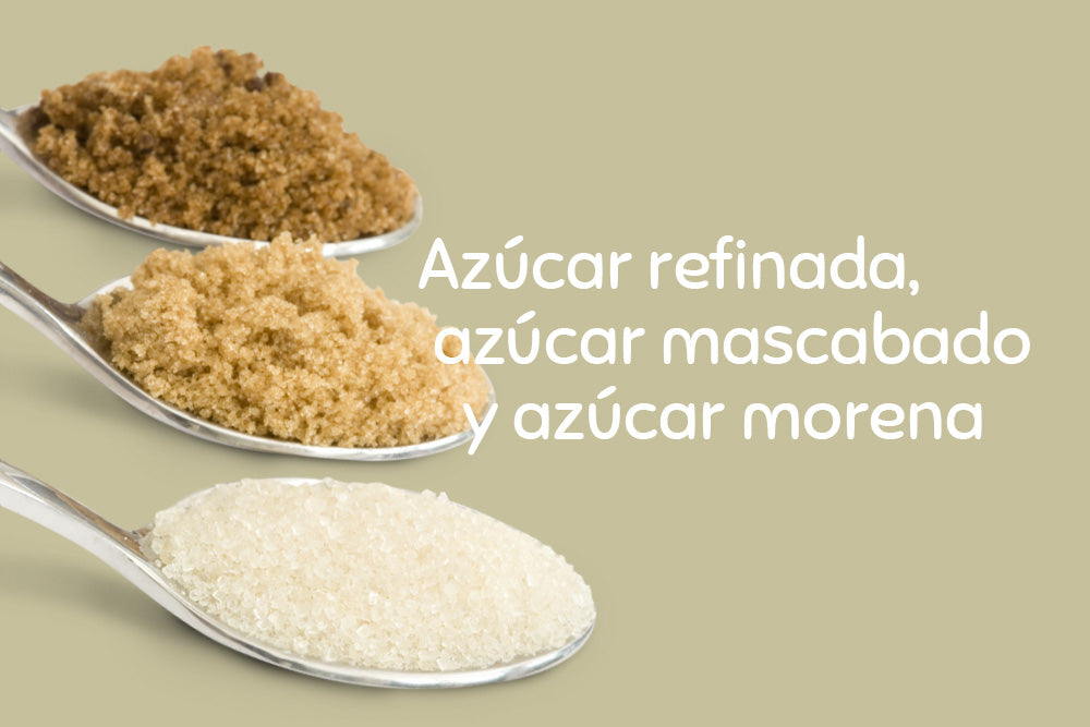 Azúcar refinada, morena y mascabado
