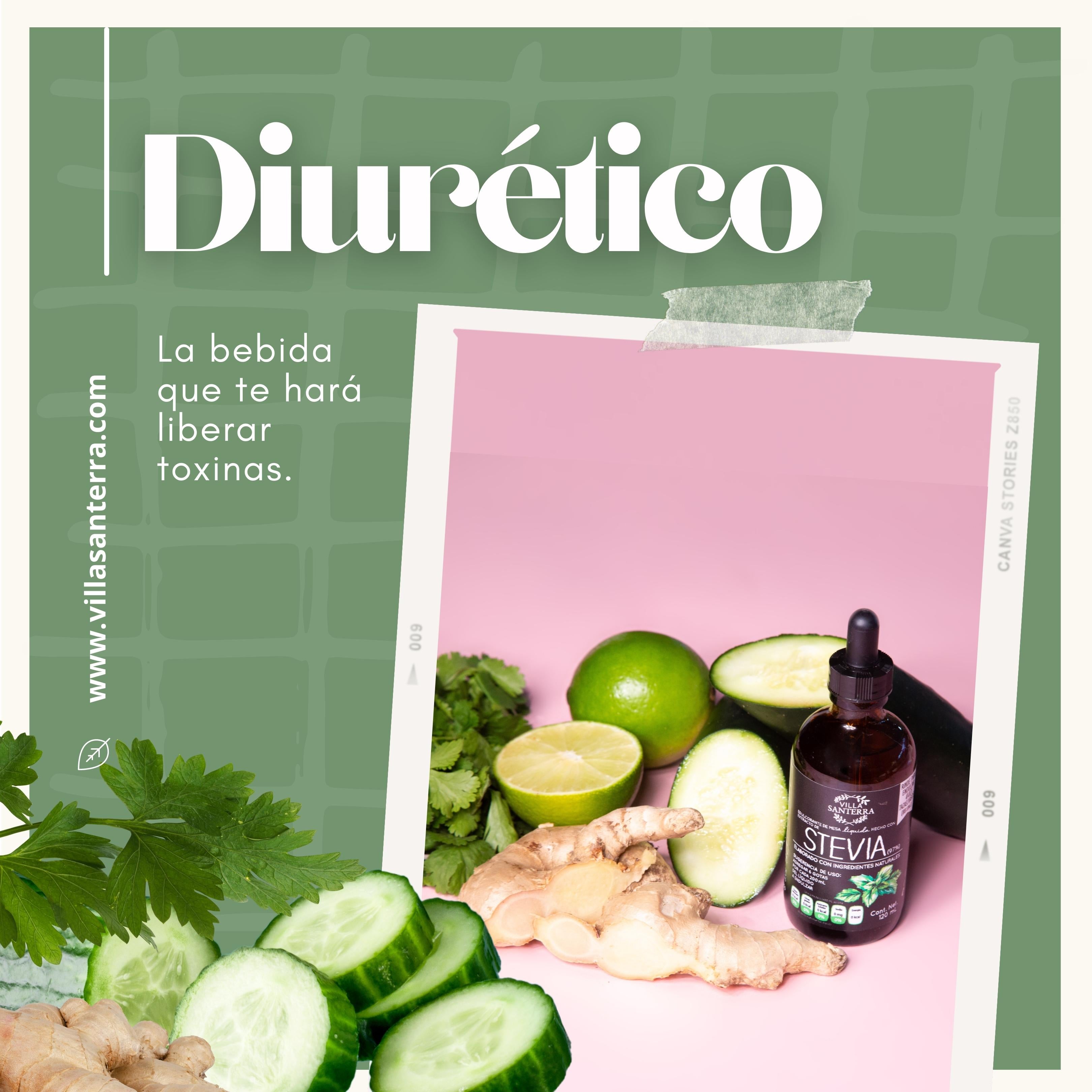 ¿Retienes líquidos? Bebida Súper Diurética