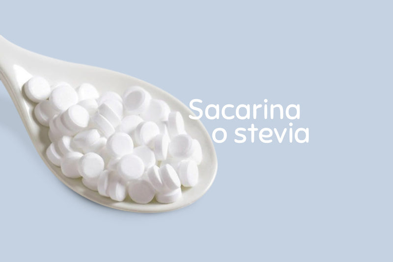 Sacarina vs. Stevia