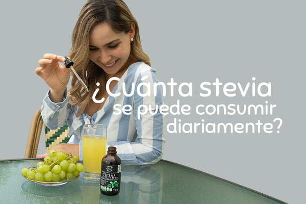 ¿Cuánta stevia se puede consumir diariamente?