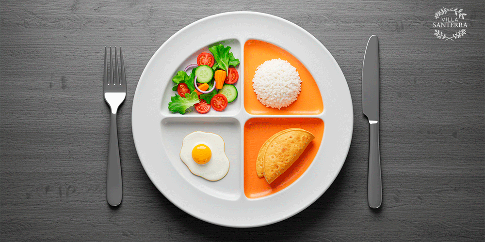 Orden del plato: fibra y proteína primero, carbohidratos al final