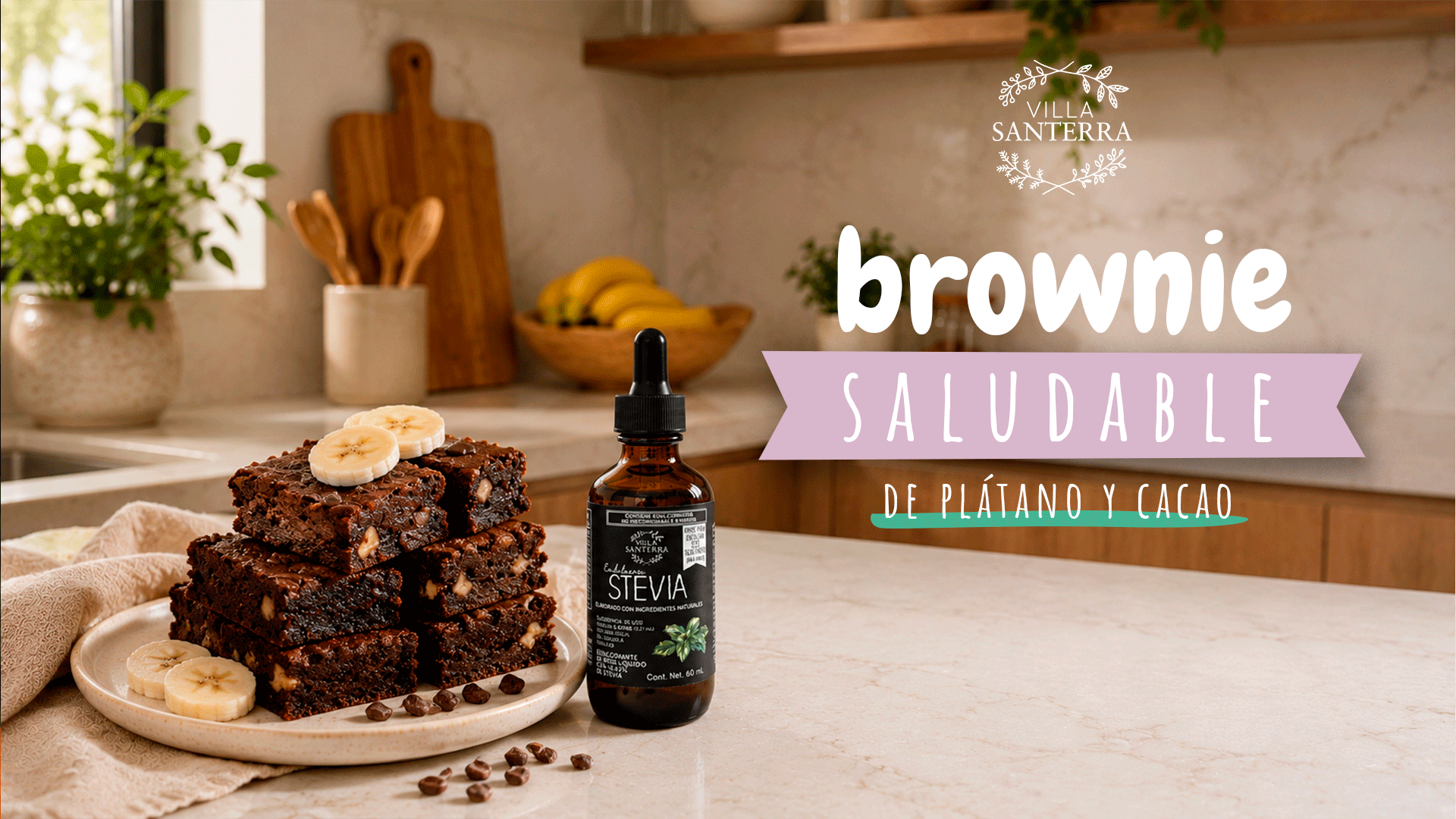 Brownie saludable: disfruta el chocolate sin exceso de azúcar