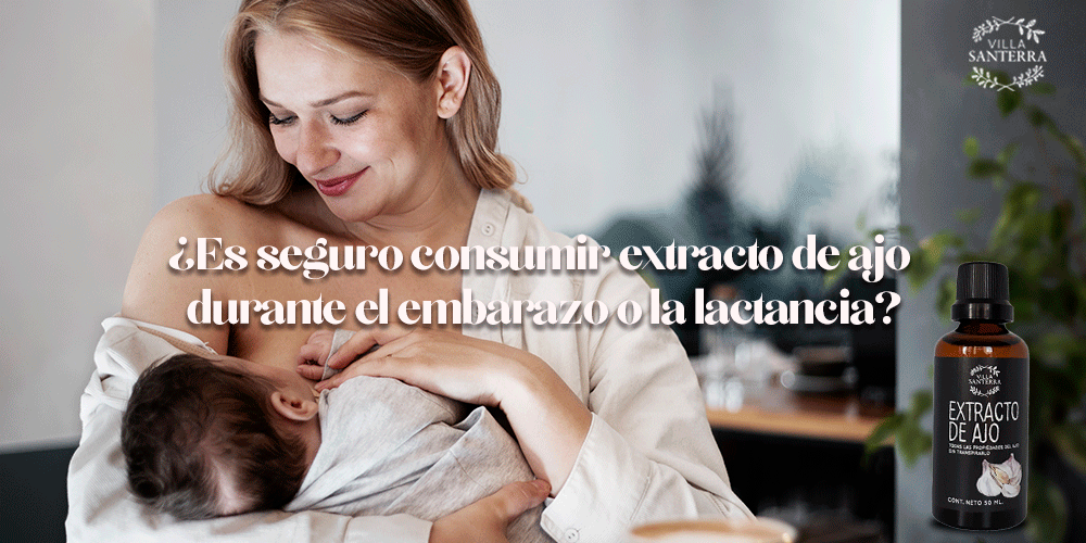 ¿Es seguro consumir extracto de ajo durante el embarazo o la lactancia?