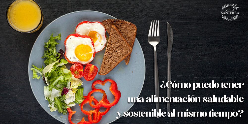 ¿Cómo puedo tener una alimentación saludable y sostenible al mismo tiempo?