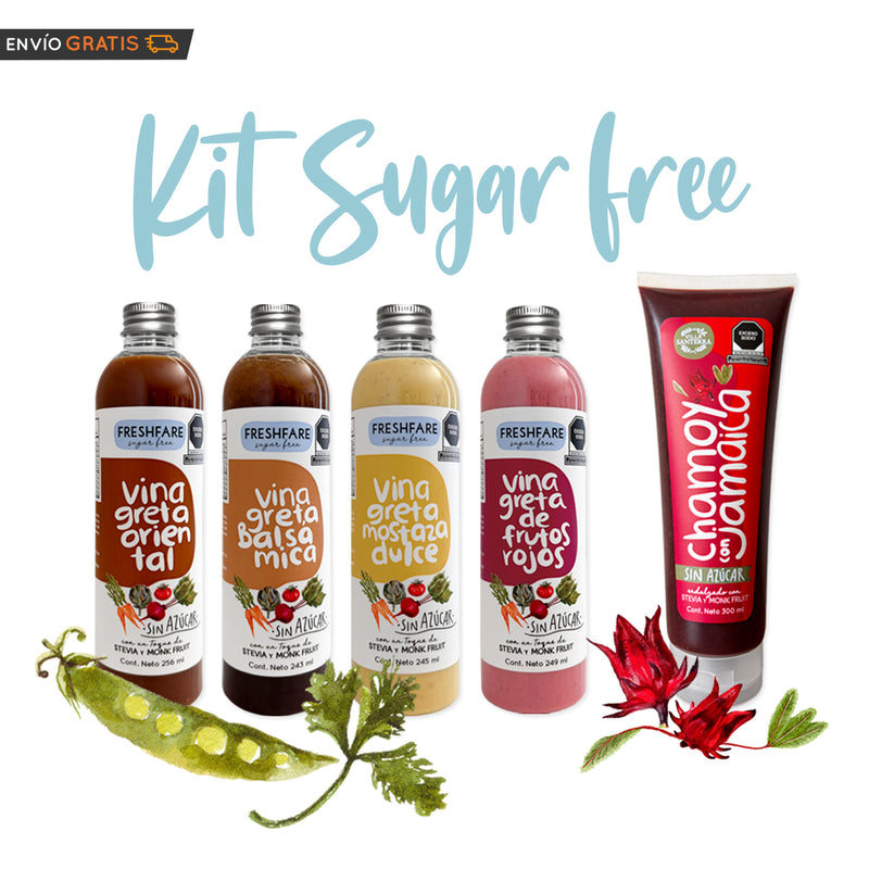 Kit Sugar Free (Aderezos, Vinagretas, Chamoy)