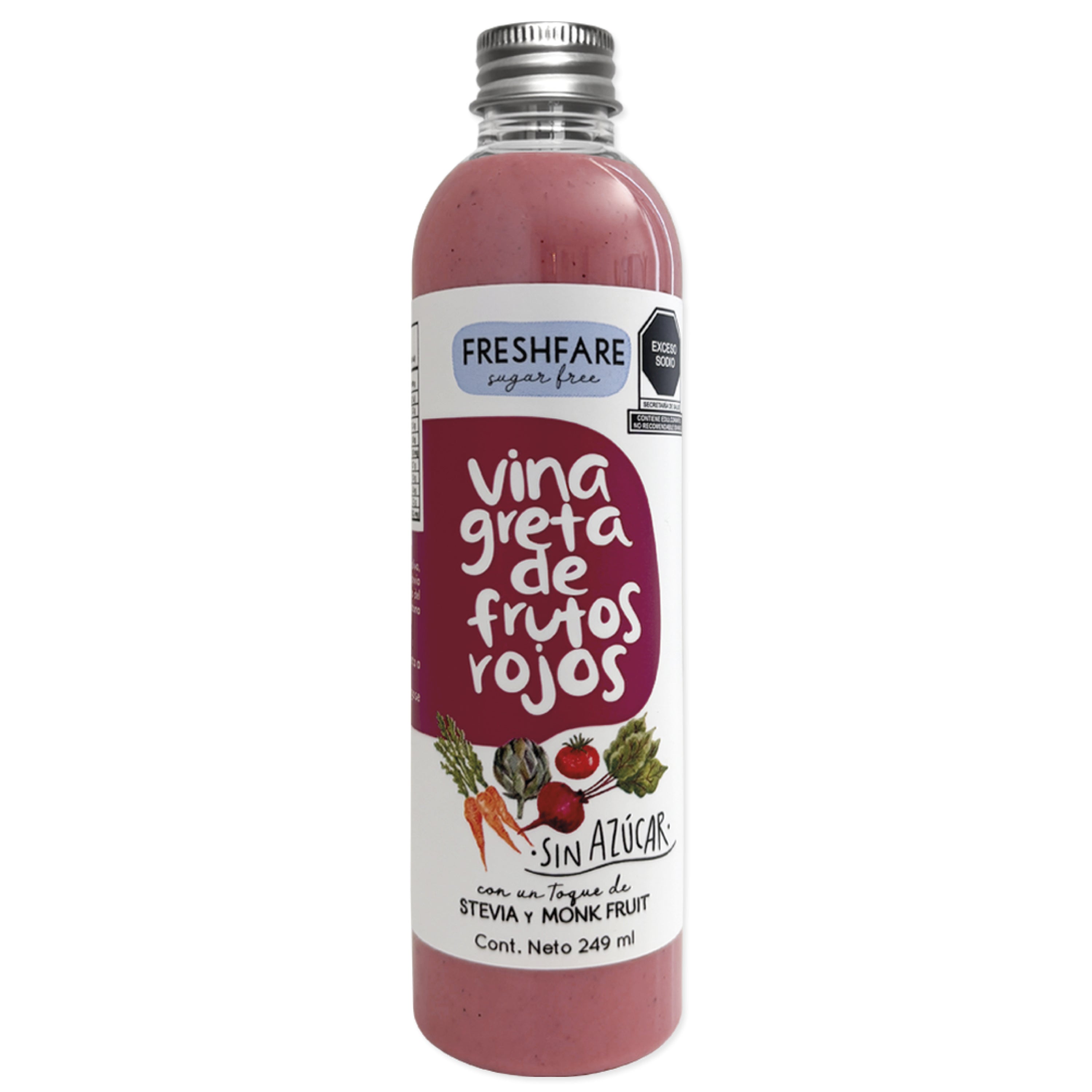 Aderezo Vinagreta Frutos Rojos sin Azúcar